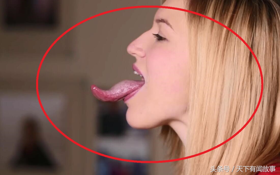 女子舌头长200厘米,女子舌头30厘米长