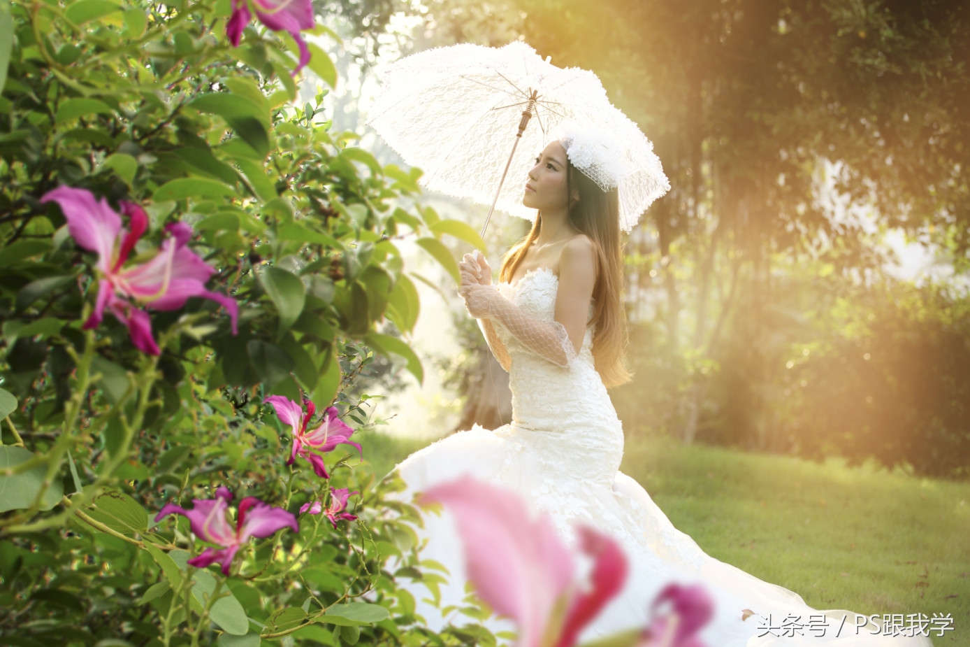 ps做花园效果图,环艺景观效果图photoshop教程