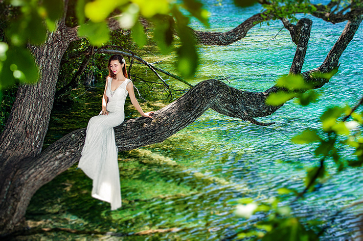 文艺治愈系古风婚纱照,厦门简约文艺清新婚纱照推荐