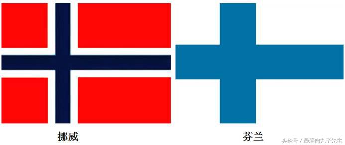 由世界杯北欧足球队，带你理清眩晕的北欧“十“字旗！