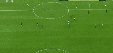 终于进了一个球的经典动作,梅西停球卸球一气呵成