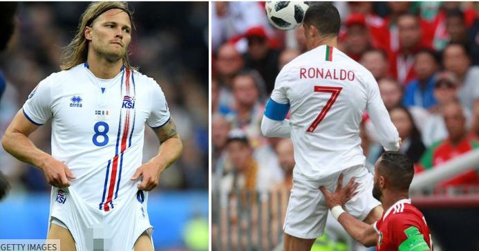 c罗被铲鲁尼出头,c罗被铲球站起来