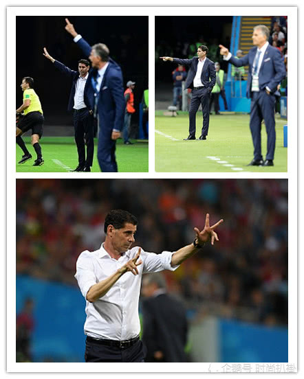 足球场上教练的手势,各国的足球教练的神操作
