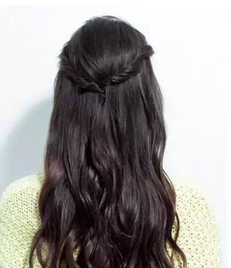 中分烫发怎样扎头发简单好看,烫发后怎么扎好看视频