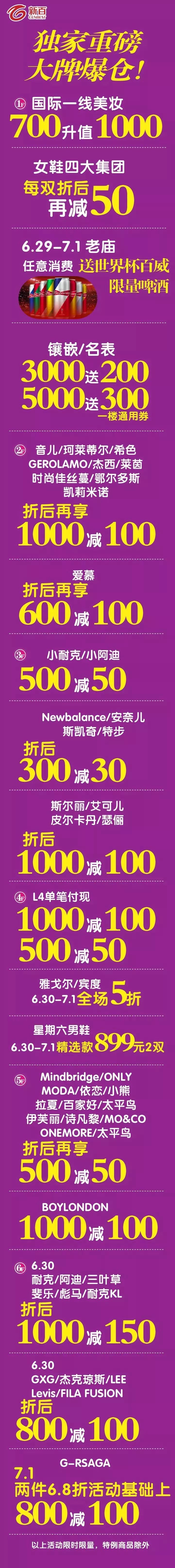 5分钟之内，我要拿到新百全部优惠！