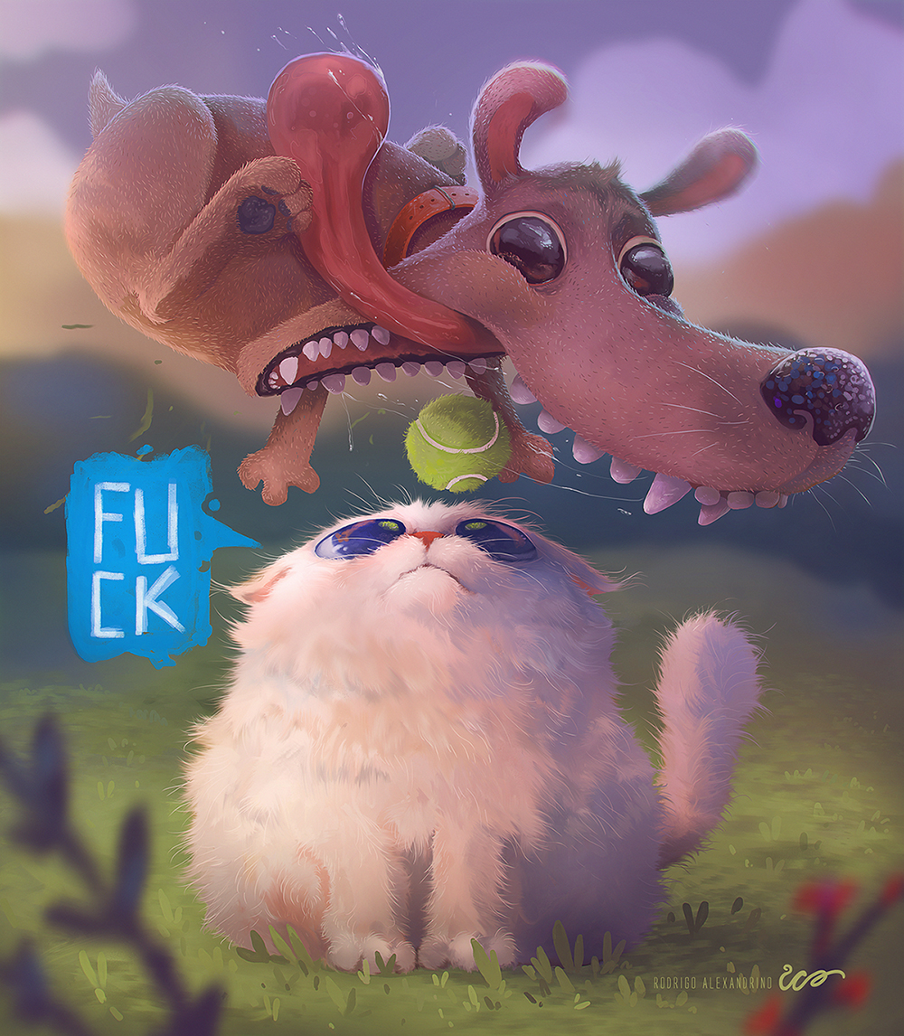 插画procreate绘画教程,rodrigo插画大全