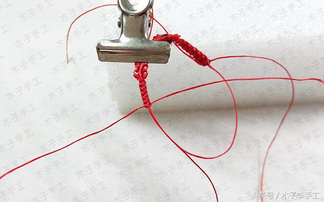 红绳戒指编法简单大气,红绳蝴蝶戒指编法教程