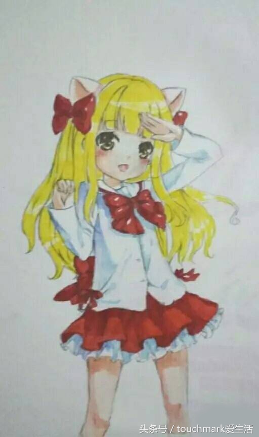 马克笔手绘动漫人物鬼灭之刃,马克笔手绘动漫人物少女全身