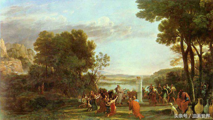 克洛德油画作品欣赏,克劳德洛兰的艺术追求