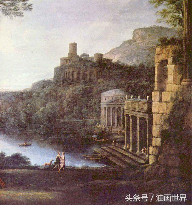 克洛德油画作品欣赏,克劳德洛兰的艺术追求