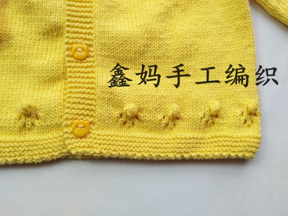 简单洋气的宝宝手工编织开衫,成人叶子开衫编织视频