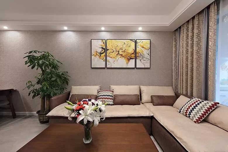 简约漂亮的沙发墙,轻奢简单沙发墙