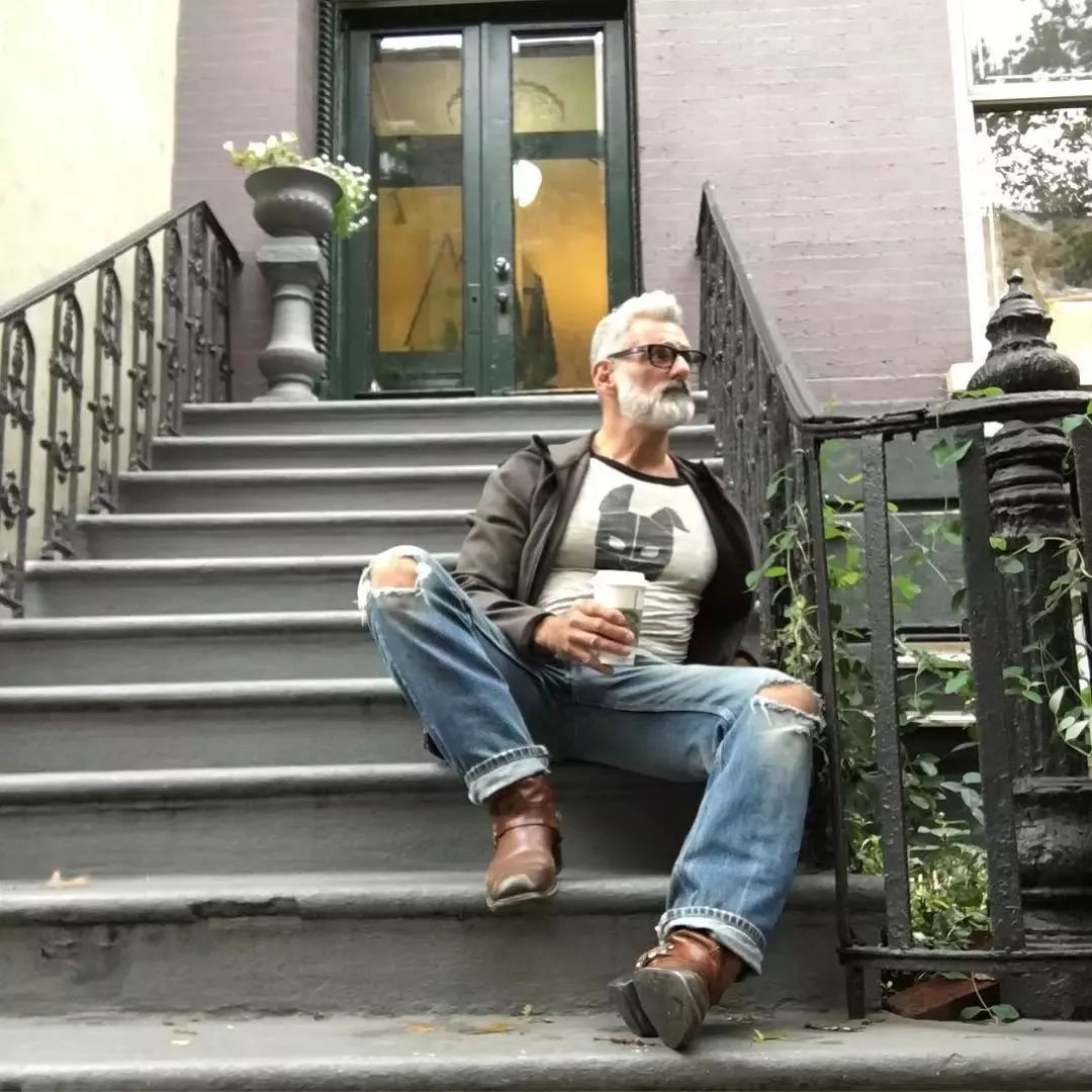 大胡子穿搭男士夏季,大胡子夏季穿搭