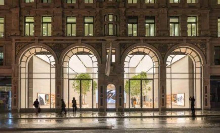 苹果精品店装修,苹果旗舰店店面装修