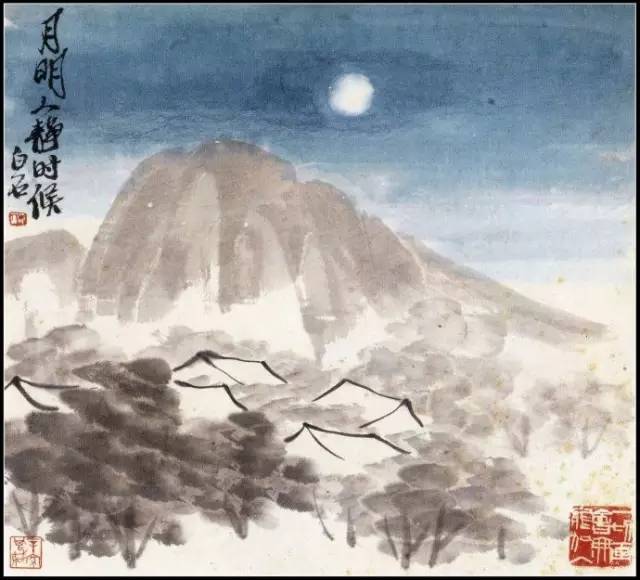 齐白石绝妙山水画,齐白石有哪些好看的作品