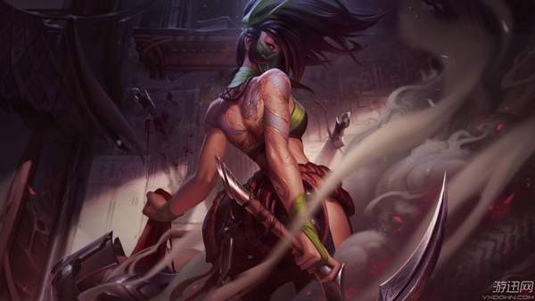 lol阿卡丽秀操作,lol阿卡丽出场画面