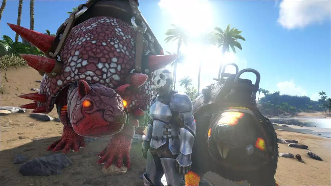 方舟生存进化骑在死神国王背上,方舟生存进化龙之王国