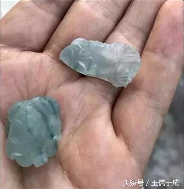 南齐敞口翡翠原石,南奇黄加绿原石