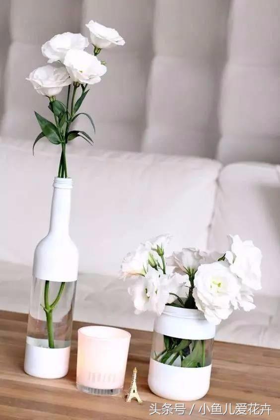 空瓶子做花瓶视频,用空瓶子做创意花瓶