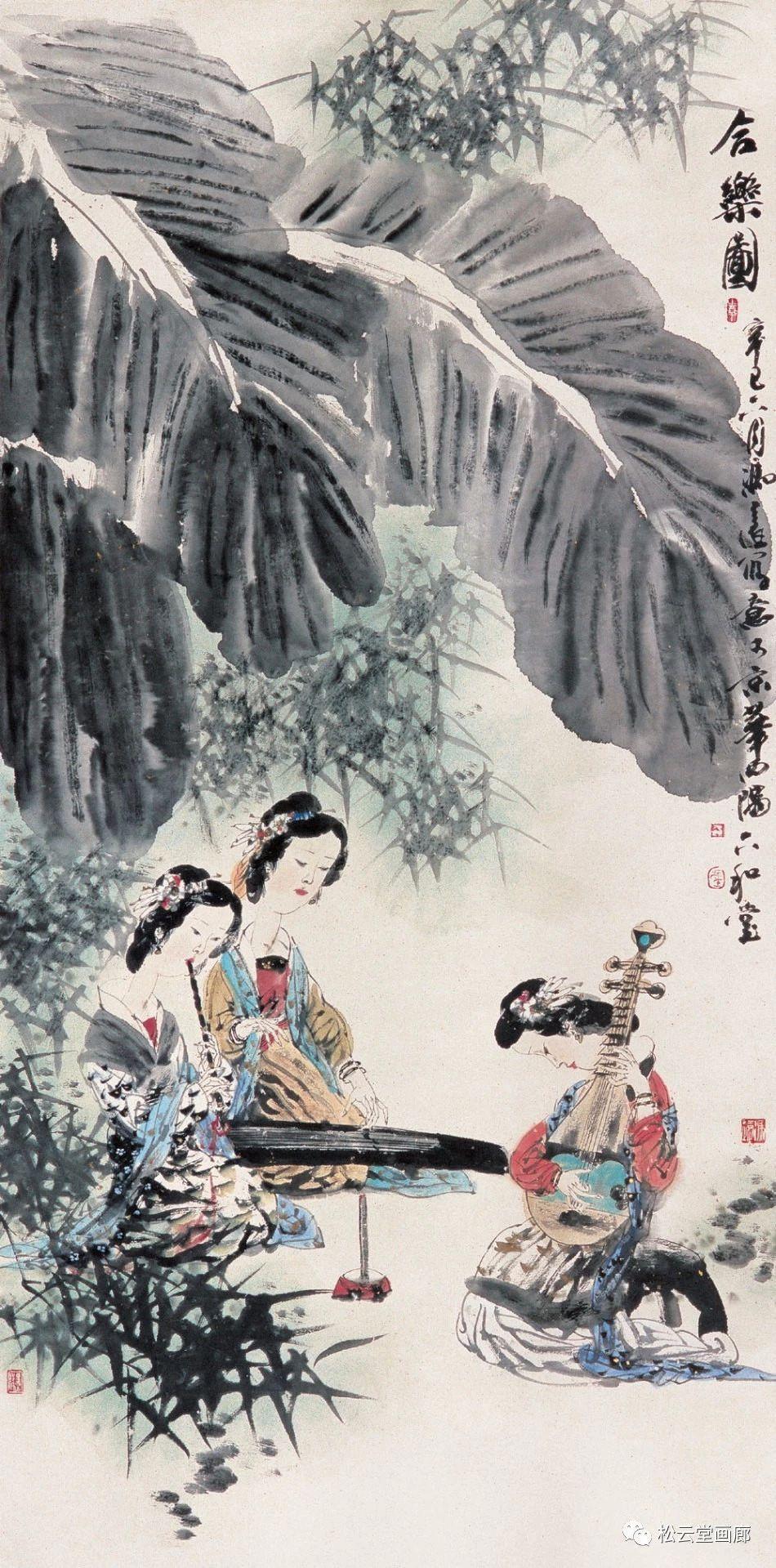 2024年冯远水墨人物画教程,冯远的中国人物画