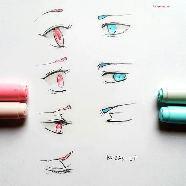 如何用马克笔画简单又好看的眼睛,用马克笔画出简单又好看的图