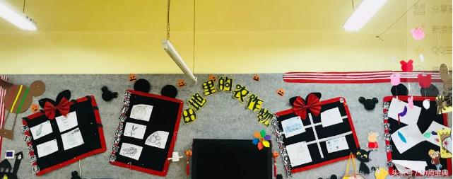 米奇英式风格环创,米奇城堡主题环创