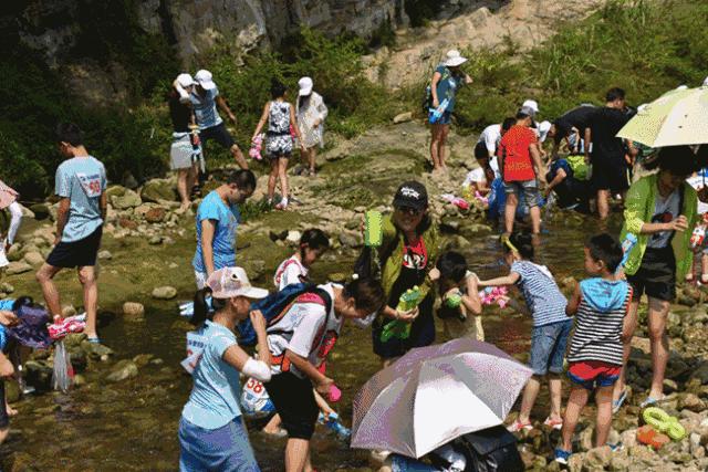 宜昌青龙峡第四届亲子漂流大赛实况回顾！你错过的精彩都在这里！