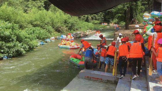 宜昌青龙峡第四届亲子漂流大赛实况回顾！你错过的精彩都在这里！
