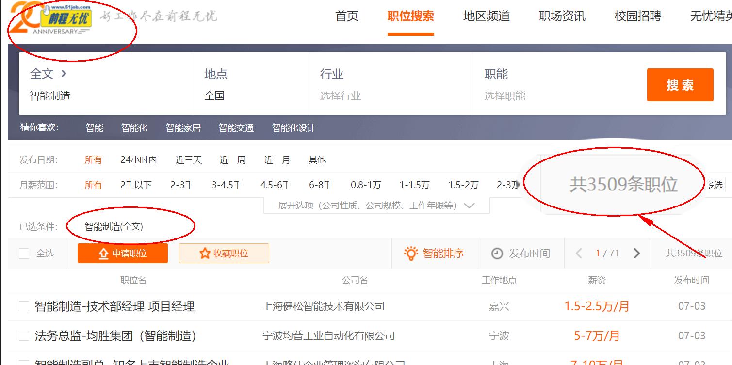 智能制造领军人才招聘,高端人才求职网站