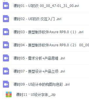 ui设计基础视频教程,ui自学全套视频教程