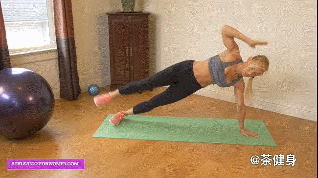 瘦腰臀的减肥动作,陶瓷小蛮腰腰线