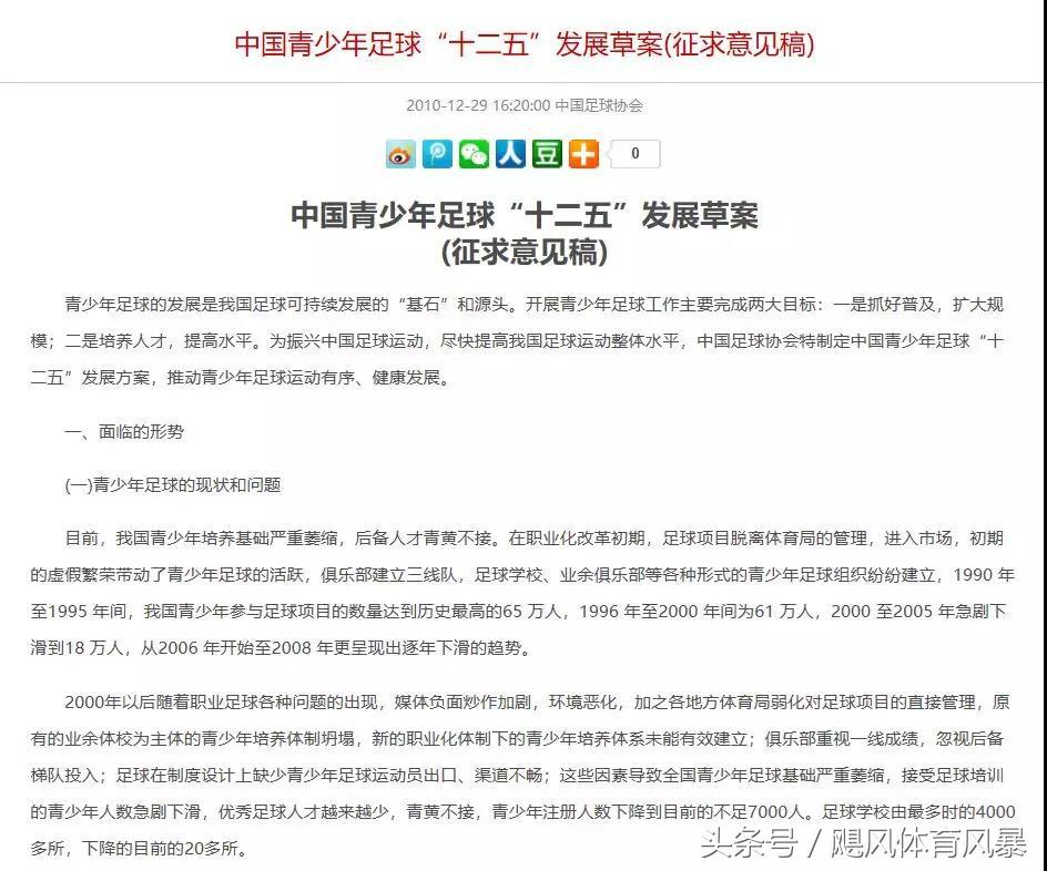 深度解析足球,深度谈中国足球青训