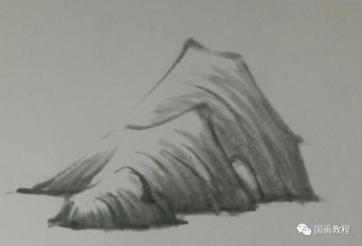 山石画技法,大师黎雄才教你如何画山石