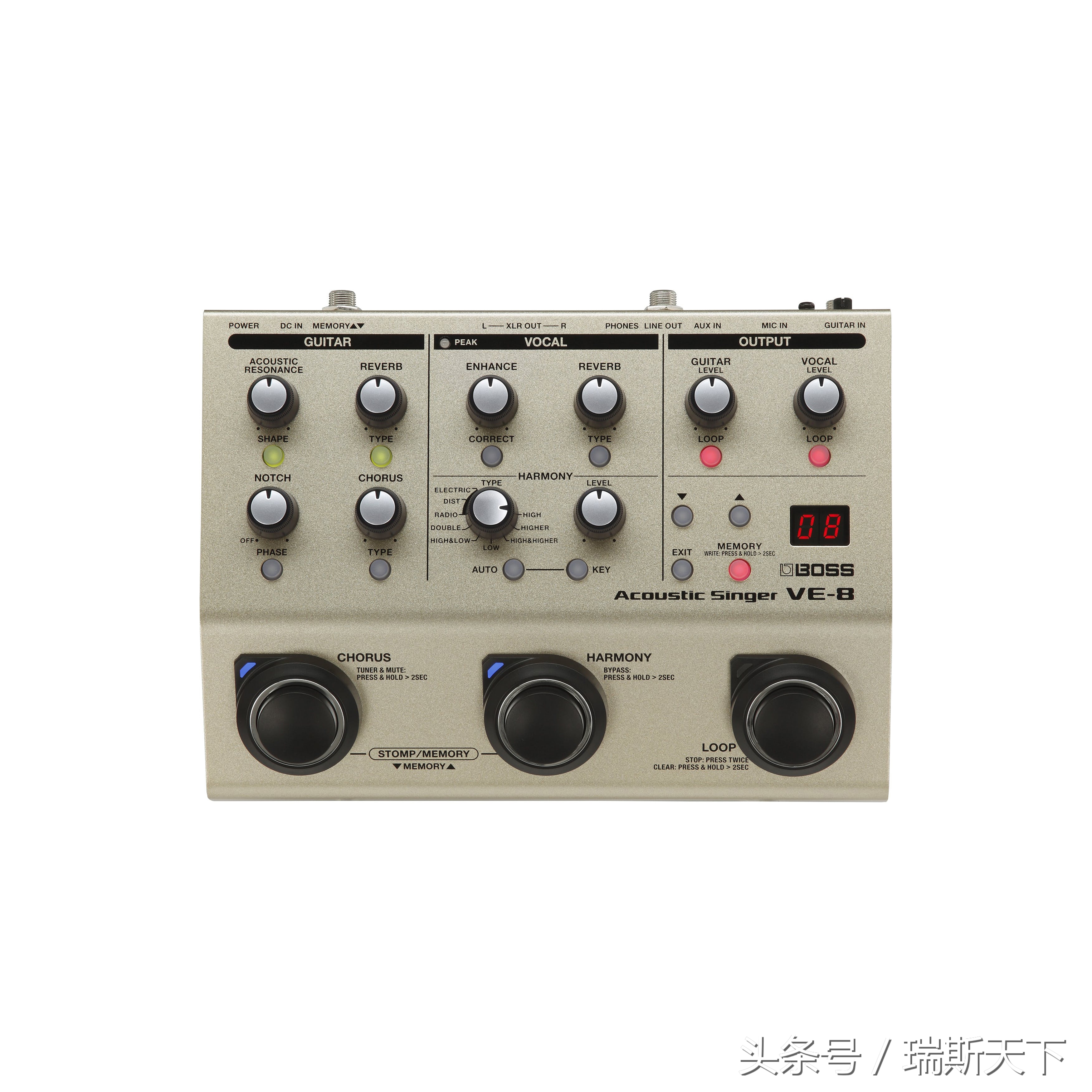 木吉他弹唱实用的效果器,吉他效果器吉他弹唱