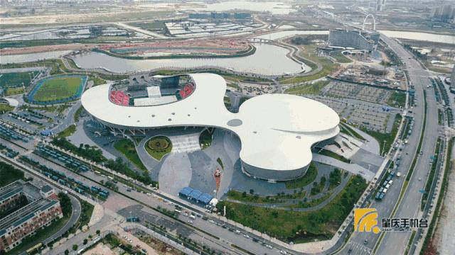 省运会夜景,省运会开幕式灯光秀