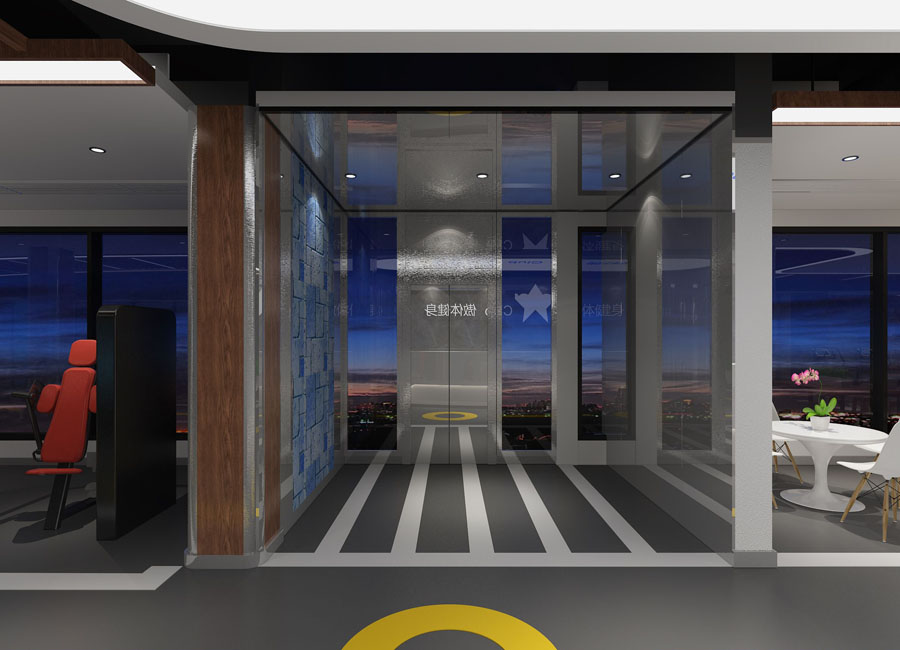 健身会所健身房设计案例效果图