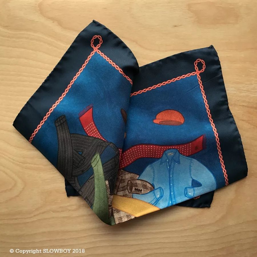 口袋中的艺术:SLOWBOYxRINGJACKET联名口袋巾系列上市