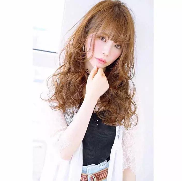 中长发烫发羊毛卷,中长发烫发