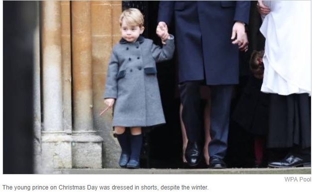 乔治小王子穿的衣服,英国乔治小王子服装搭配