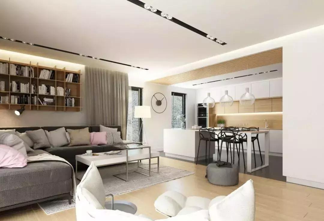 承德市世纪城一期96㎡,自然质朴的温润木色