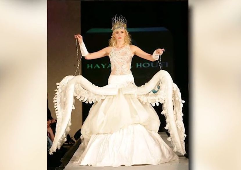 十大奇葩婚纱排行榜,盘点外国人奇葩的婚纱