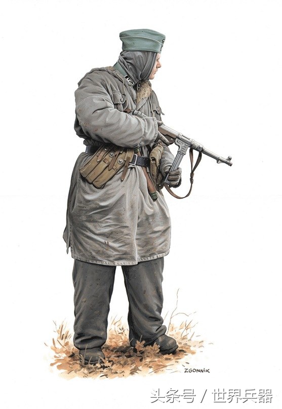 二战德军武器图片彩绘,二战中德军超帅
