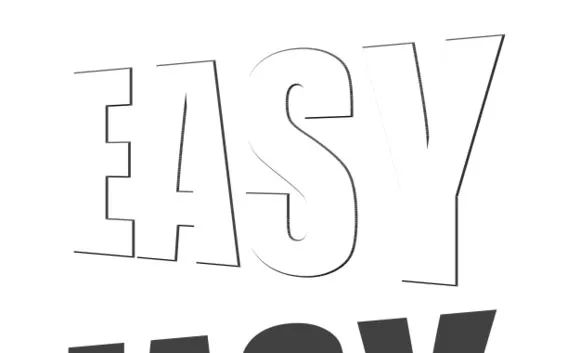 coreldraw做艺术立体字慢教程,coreldraw立体字的制作