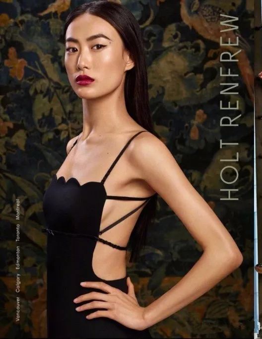 雎晓雯和国外模特拍广告,超模雎晓雯穿搭