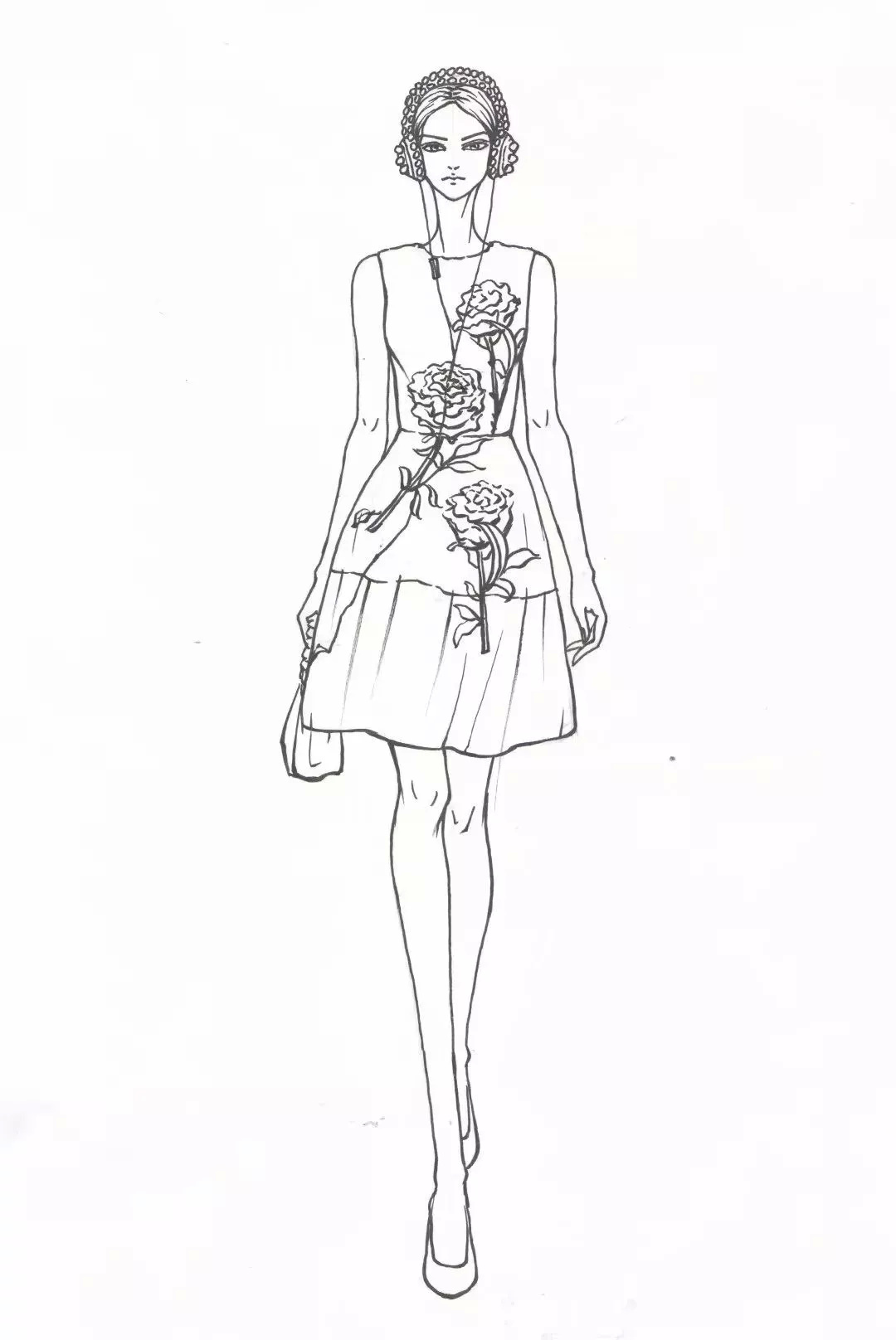 服装设计绘画技巧与细节,服装人体设计视频教程大全