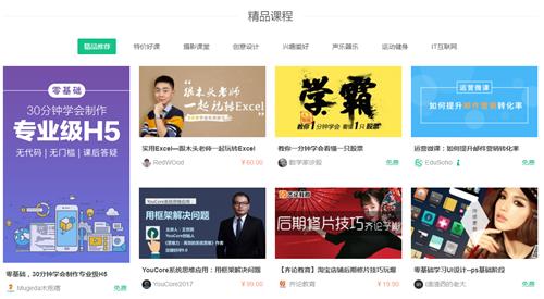 7个完全不收费的高质量自学网站,五个自学电商网站