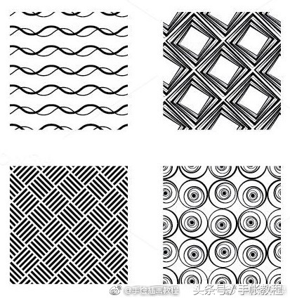 36种几何纹理，涵盖多种图形，好好学一下吧！