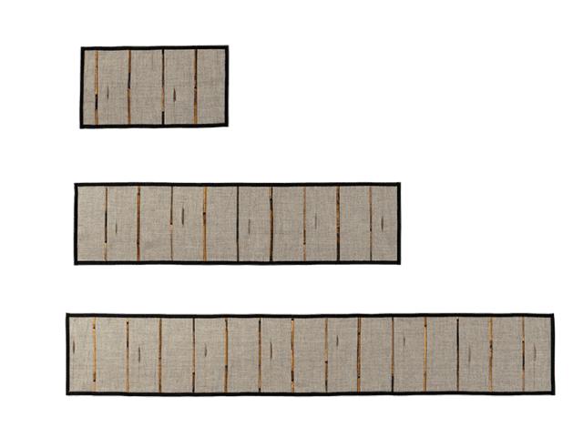 流苏棉麻编织茶席,亚麻编织软席