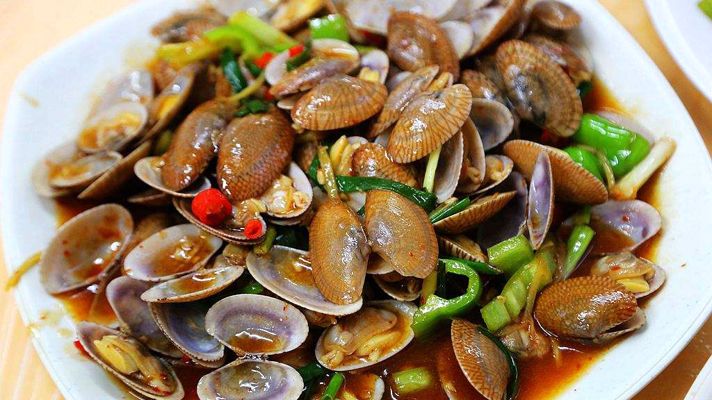 蛏子贝壳类海鲜,贝类海鲜有哪些毛蚶