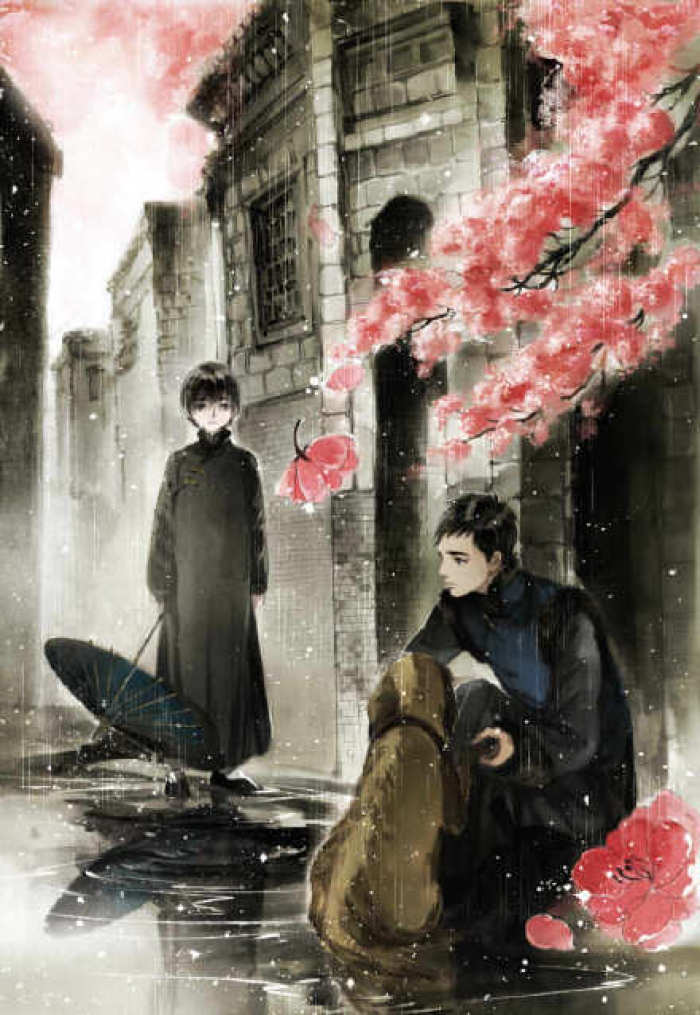 盗墓笔记水彩插画图片,盗墓笔记竹子壁纸